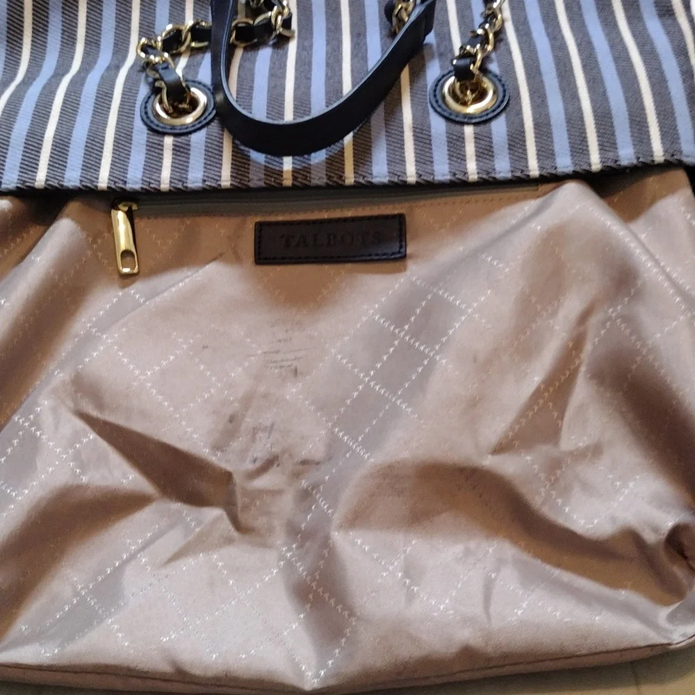 Talbots tote style purse. - Picture 6 of 13